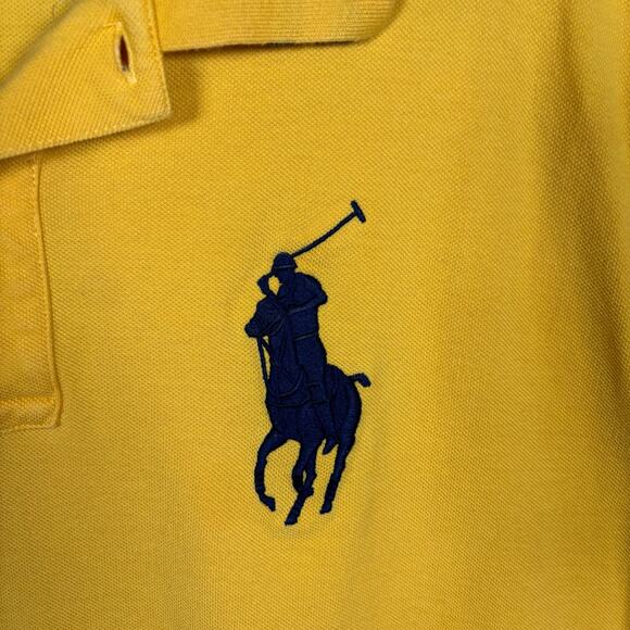 Polo Ralph Lauren Big Pony Yellow Polo Shirt Men’s Size 2XB 2G - Picture 2 of 7